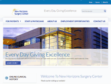 Tablet Screenshot of newhorizonsc.com